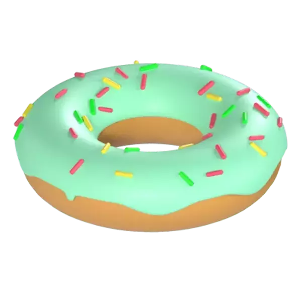 Donut 3D Graphic