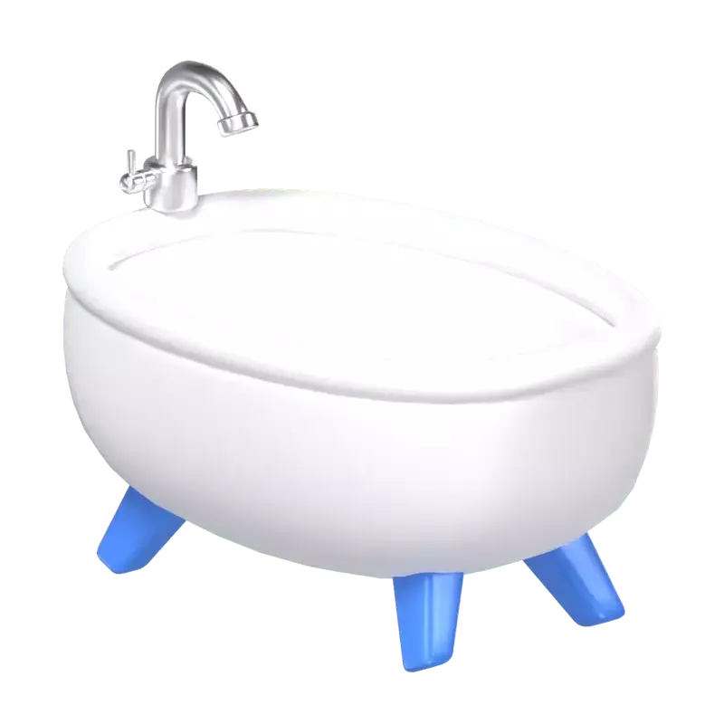 Bathtub 3D Graphic