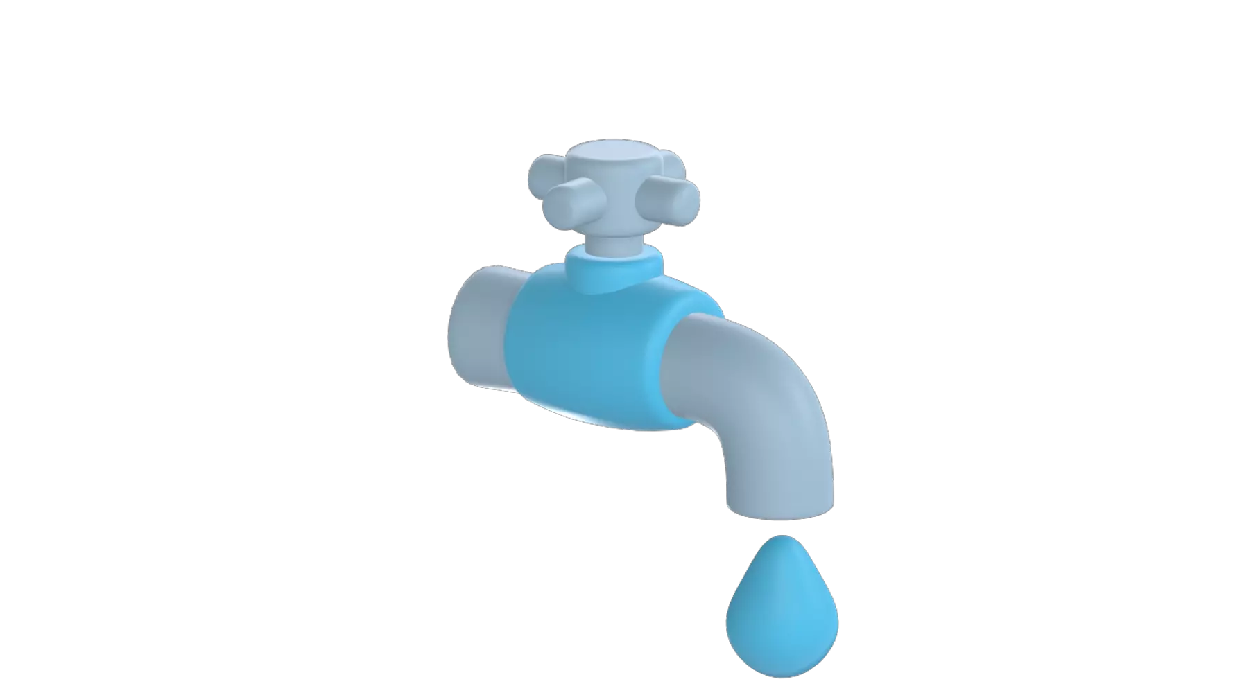 Faucet 3D Graphic
