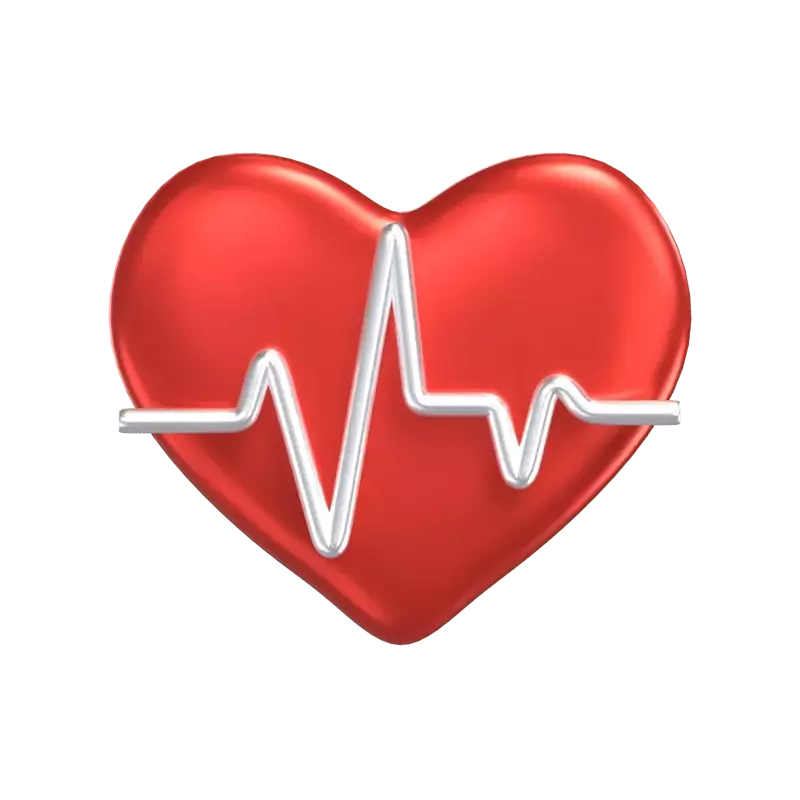 Heartbeat 3D Graphic