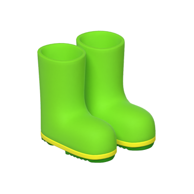 A Pair Of Boots 3D Model 3D Graphic