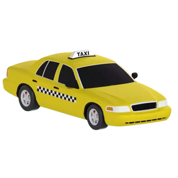 Taxi 3D Graphic