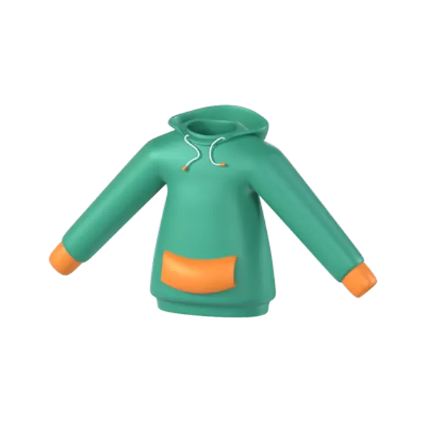 Chaqueta con capucha 3D Graphic