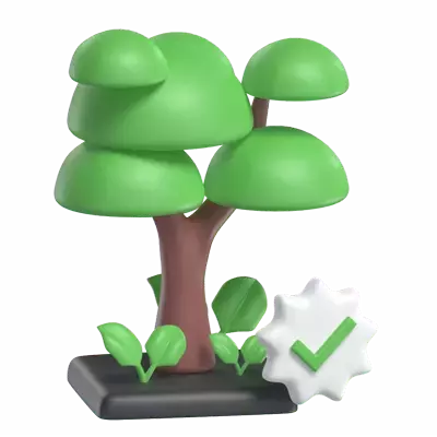 Go Green 3D Graphic
