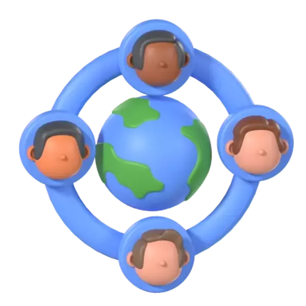 World Solidarity 3D Graphic