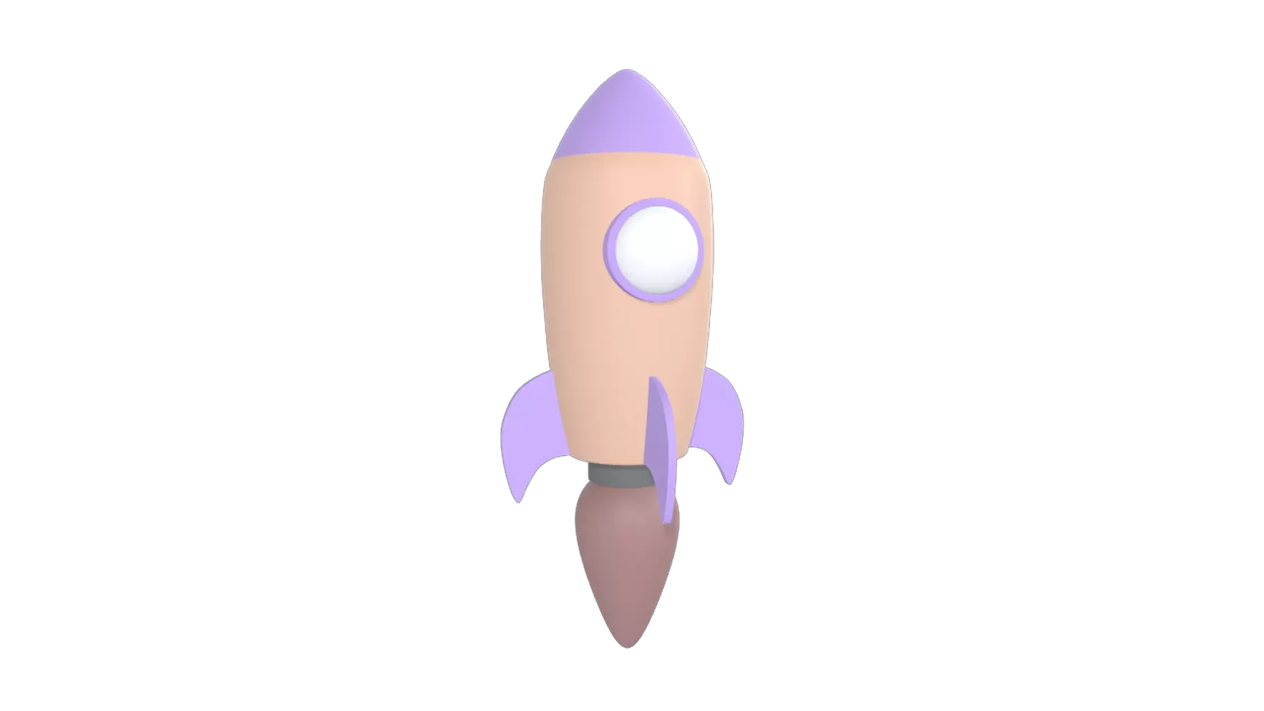 Rocket 3D Graphic