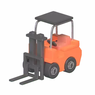3D Forklift Tool For Warehouse Needs 3D Graphic