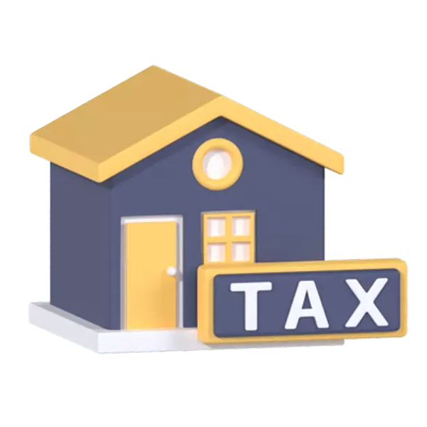 Home TAX 3D Graphic