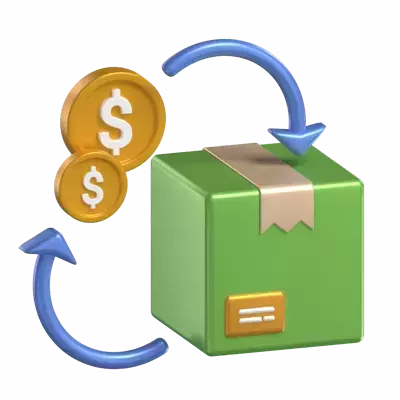 Cash On Delivery 3D Graphic