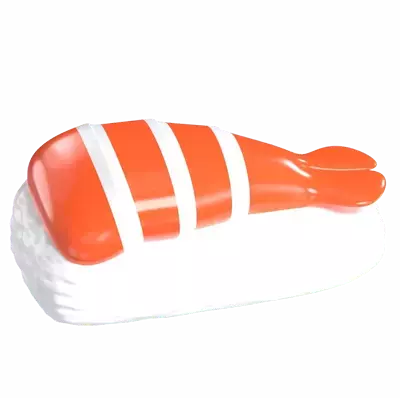 Sushi Shrimp 3d model--18416708-6fa1-4c23-9efd-503995790620