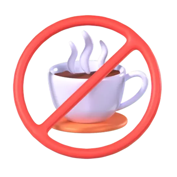 No Drink 3D Graphic