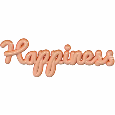 Happiness 3D Graphic
