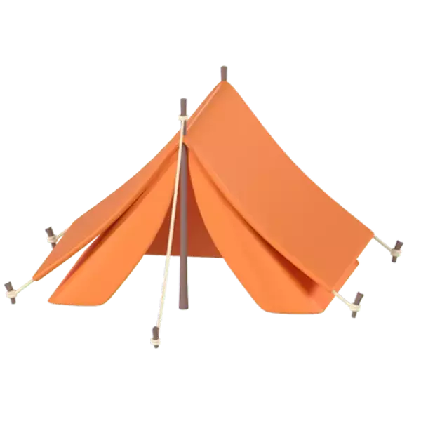 Camping Tent 3D Graphic