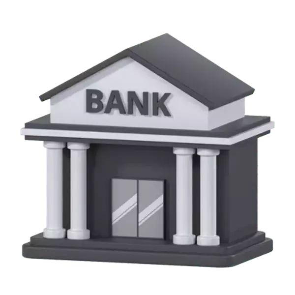 Bank 3D Graphic