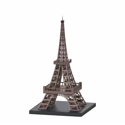 Eiffel Tower 3d model--39af90ed-5fd2-4079-ae9c-6065e4c80ef6