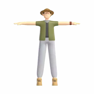 Jungle Boy 3D Graphic