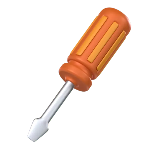 Screwdriver 3D Graphic