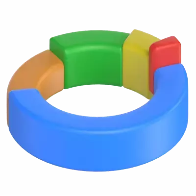 Ring Chart 3D Graphic