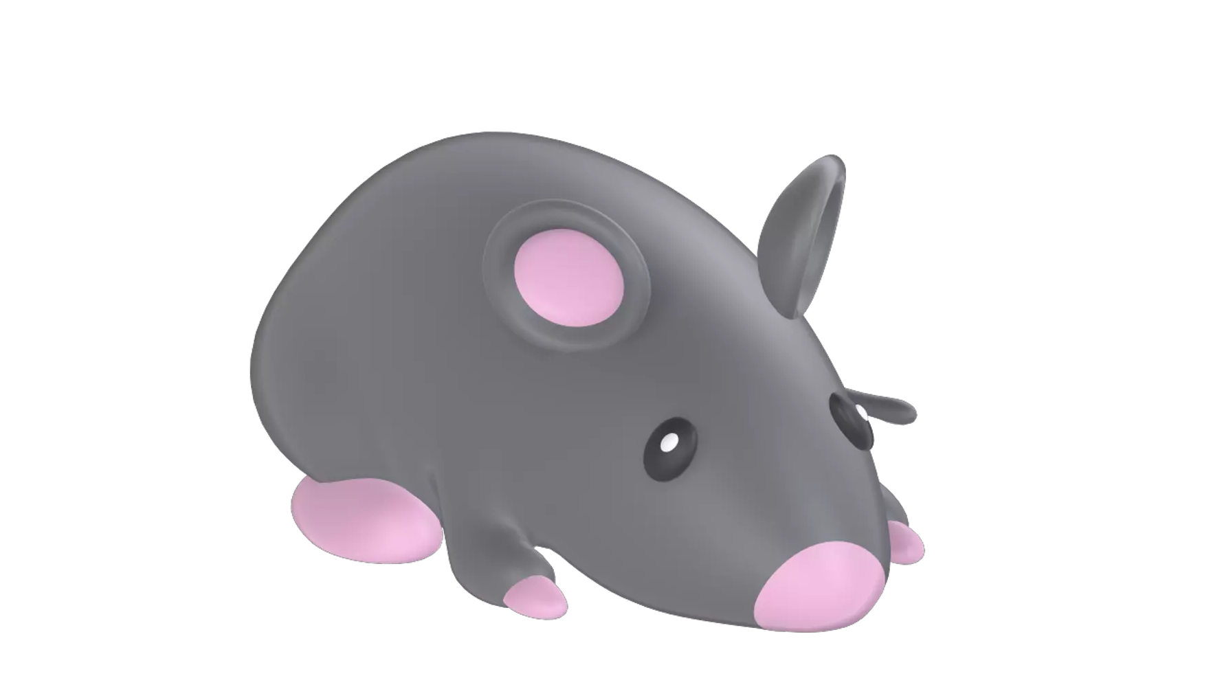 Rat 3D Graphic