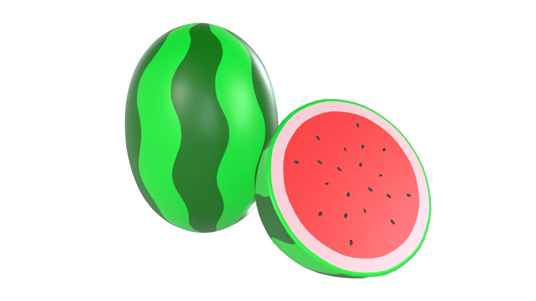 Watermelon 3d model--da523acf-4e13-46db-8b54-81744805ee84
