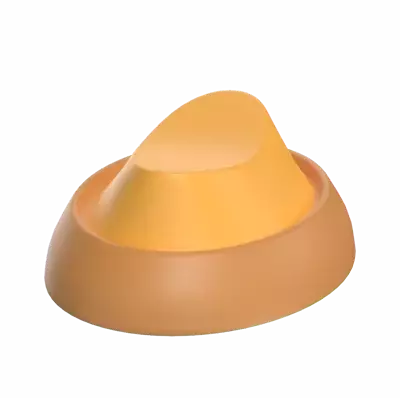 3D Veteran Hat Icon Model 3D Graphic