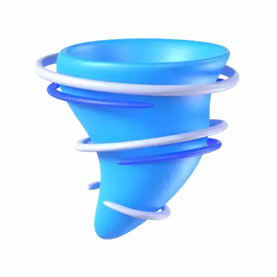 Tornado 3D Graphic