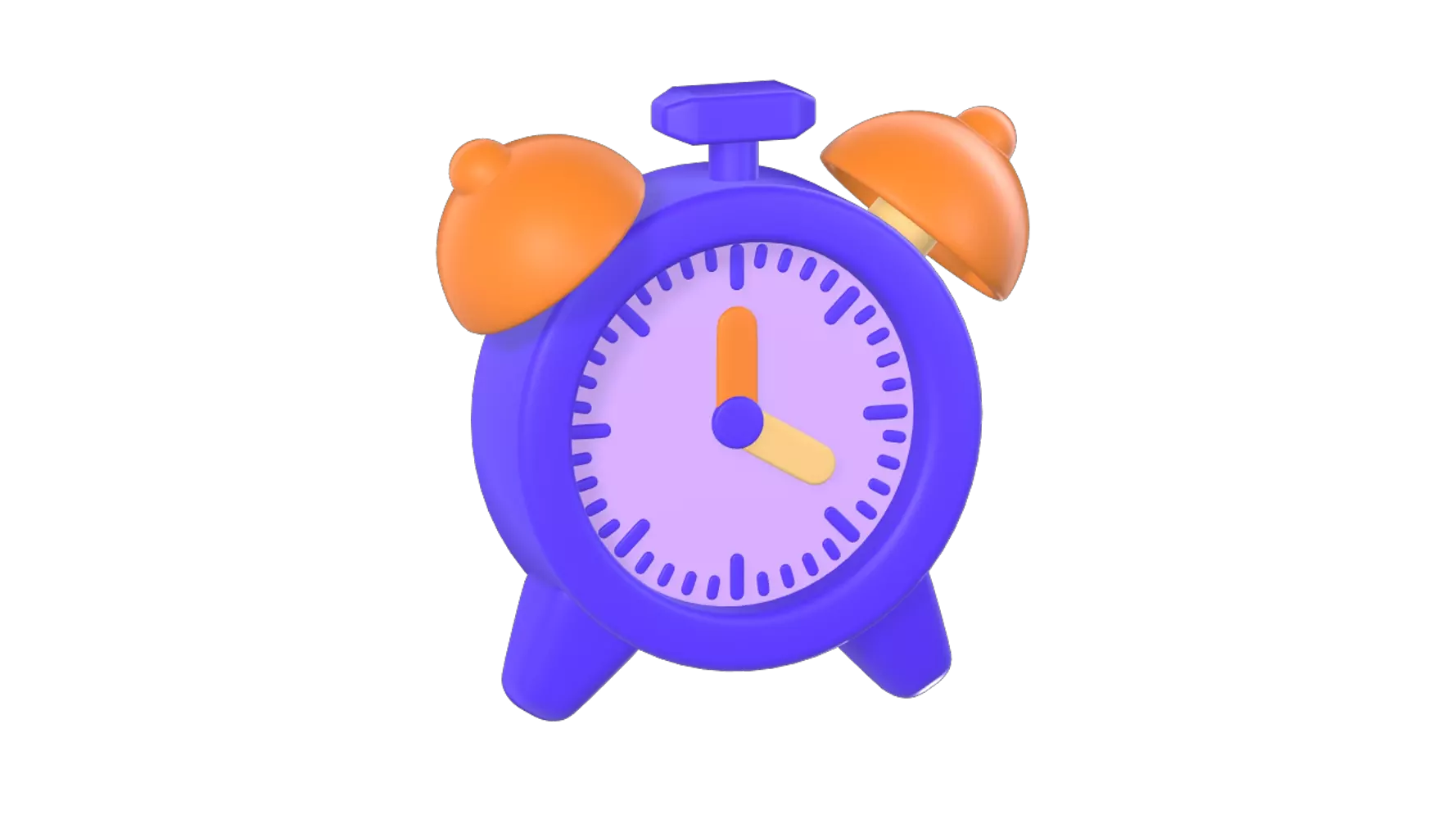 Alarm Clock 3D Graphic