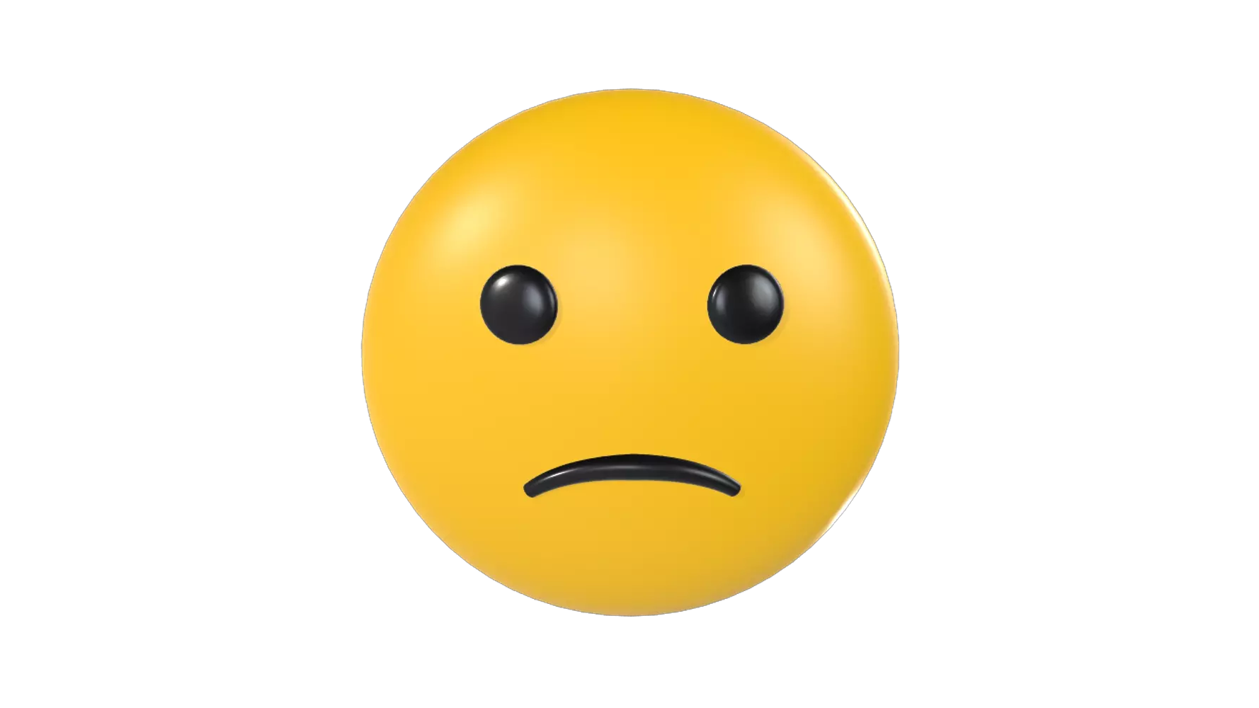 Slightly Frowning Emoji 3d model--a33ca7ee-09a5-40ef-9070-8ccb823fe6ac