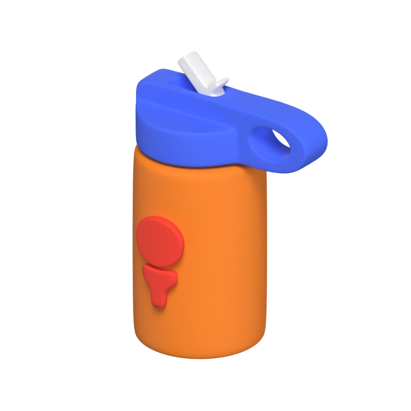 3D Water Bottle Model 3D Graphic