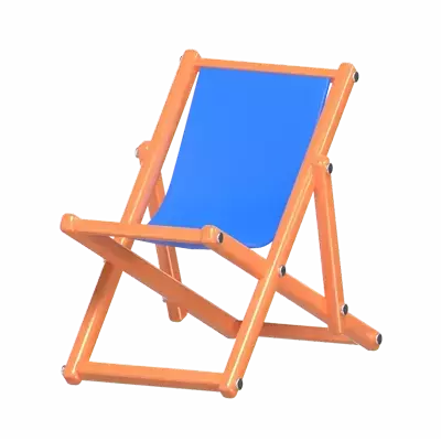 Deck Chair 3D Graphic