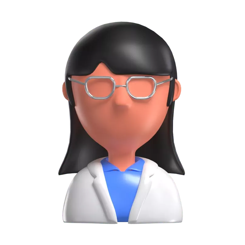 3D Female Professor Model Wisdom In Academia 3D Graphic