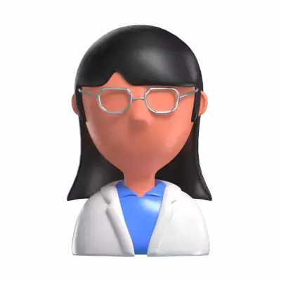 3D Female Professor Model Wisdom In Academia 3D Graphic