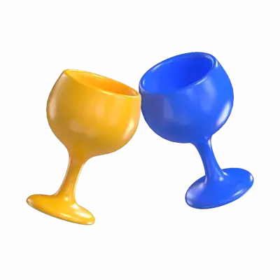 Cups 3D Graphic