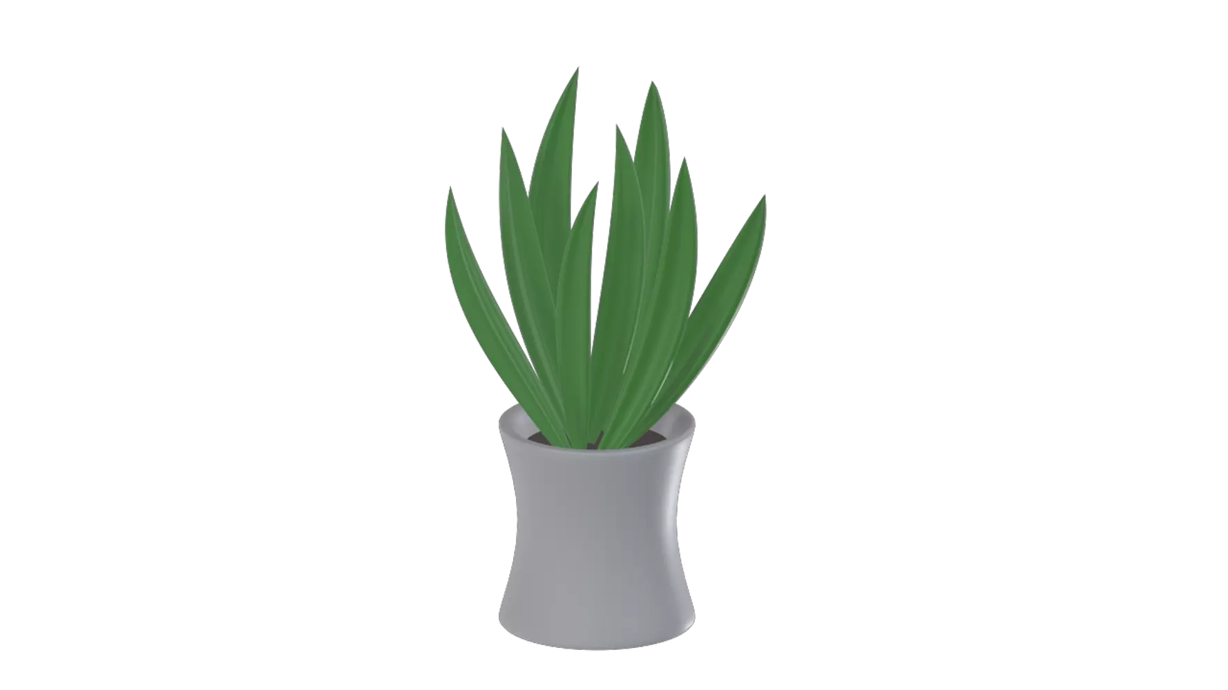 Aloe Vera With Pot 3d model--82f7aaf2-7458-42b9-a2f9-e66558fe6b9e