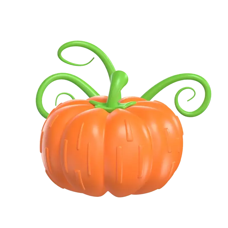 Pumpkin 3D Graphic