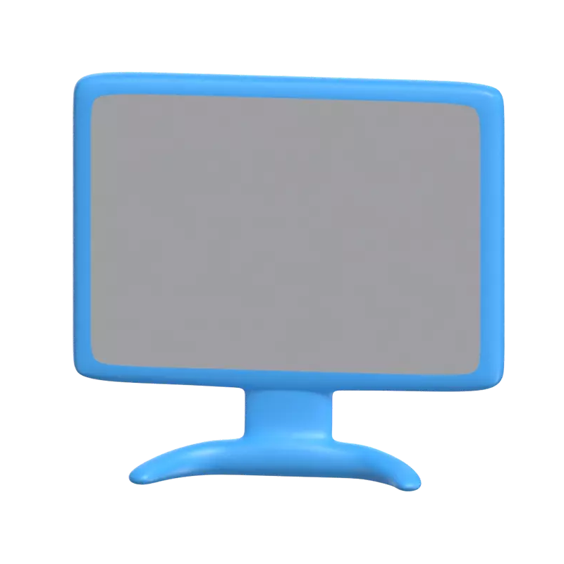 3D Bildschirm Monitor Modell für Desktop Computer