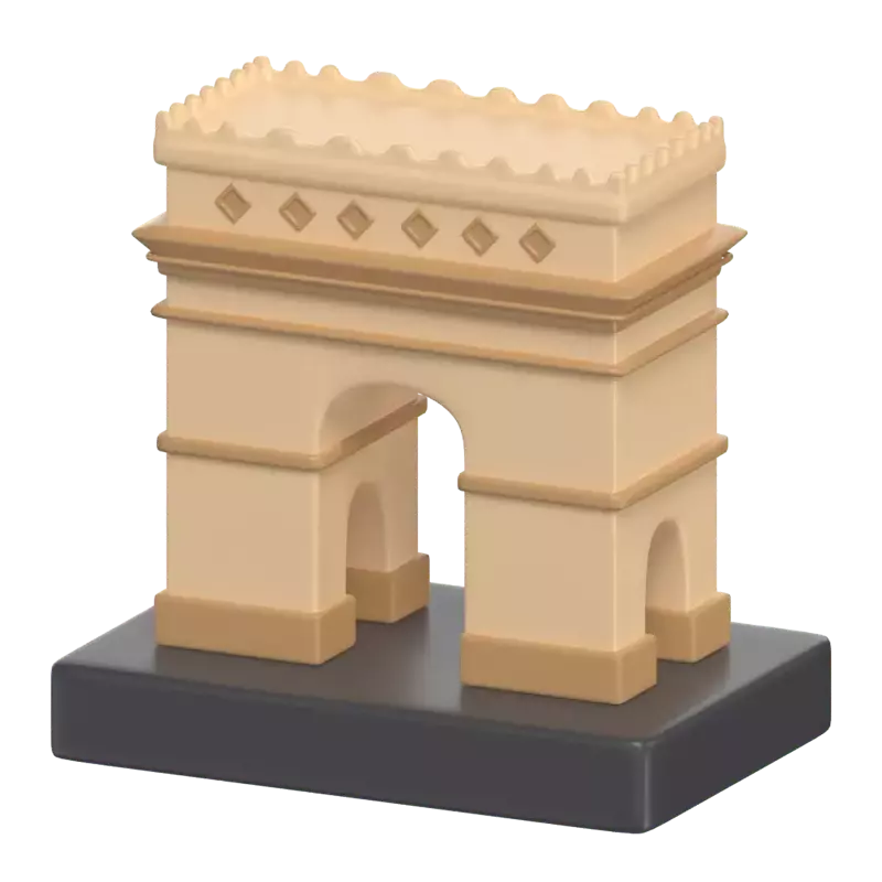 Arc de Triomphe 3d model--f38415d5-bac6-484e-821b-7abc78507fa9