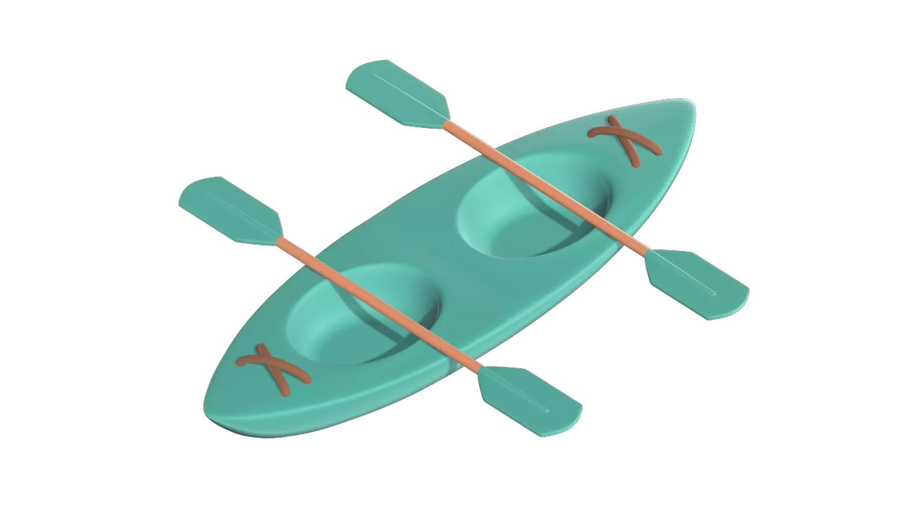 Kayak 3D Graphic