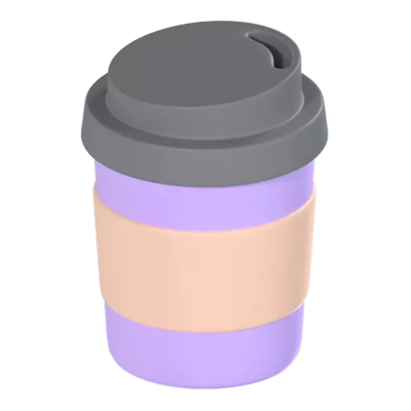 Coffee Cup 3D Graphic