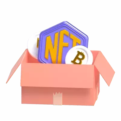 NFT Box 3D Graphic