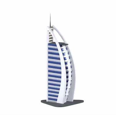 Burj Al Arab 3d model--faf598c9-9a94-46fb-b4ce-55549781b911