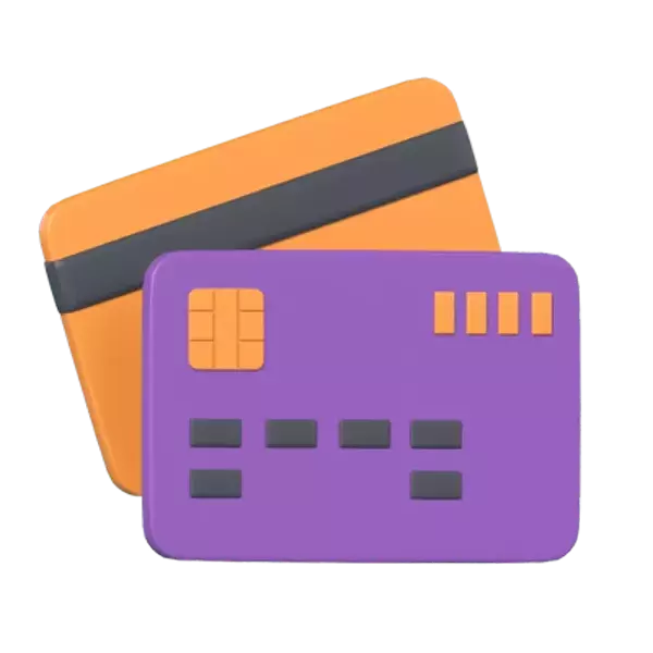 Credit Card 3D Graphic