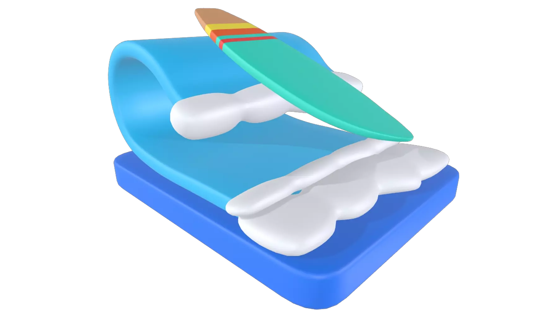 Surfing 3D Graphic