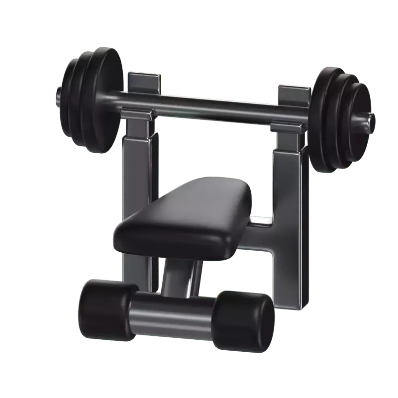 Weight Bench 3D Graphic