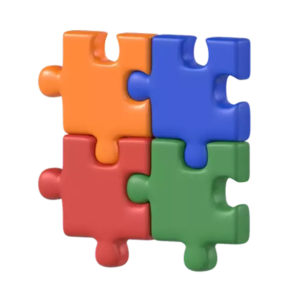 Puzzle 3D Graphic