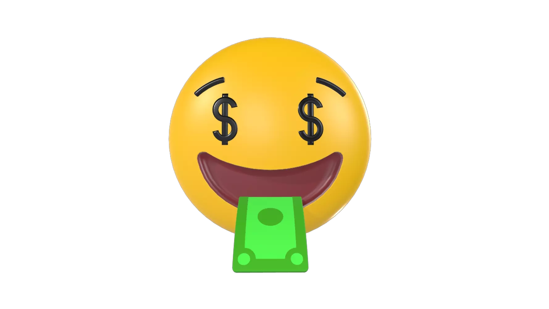 Money Mouth Emoji 3d model--151a6b0c-bf6f-47e4-b547-58ffc6186381