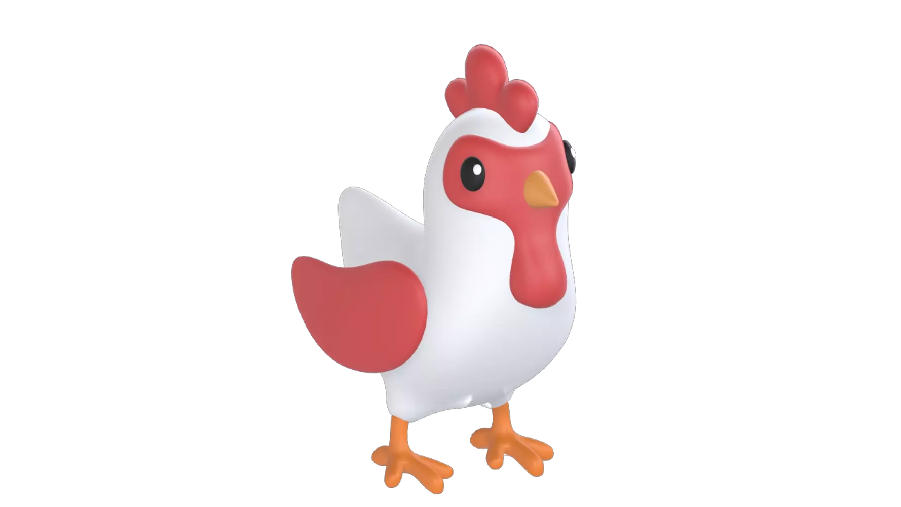 Chicken 3D Graphic