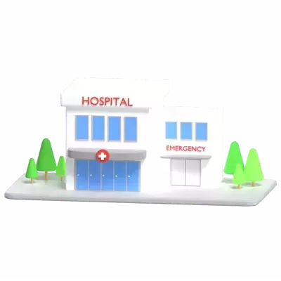 Hospital 3D Graphic