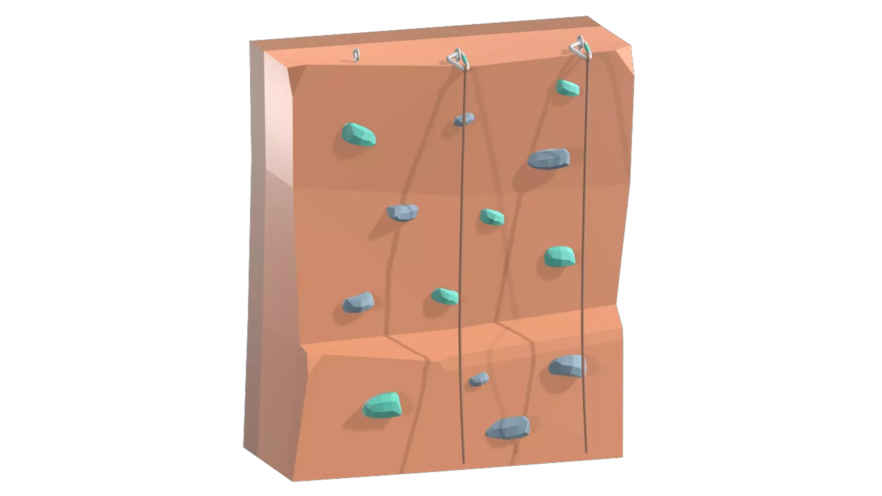 Wall Climbing 3D Graphic