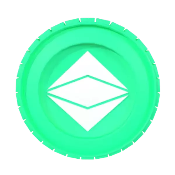 Ethereum Classic 3D Graphic